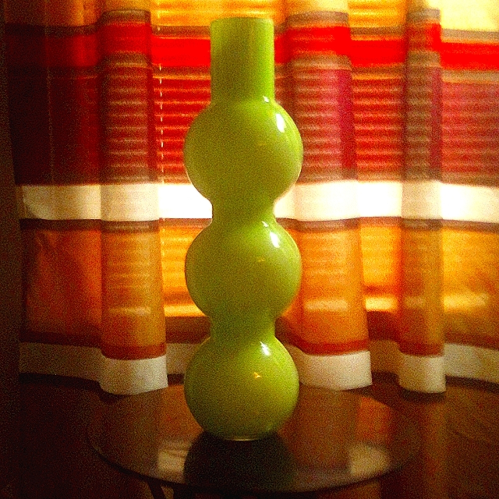 Global Views hand blown triple bubble Vase